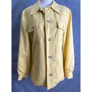Vintage 70s Jack Nicklaus Gleneagles Men's Jacket Yellow Retro Sportswear Golf M